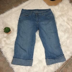 Lee High Rise Capri Jeans